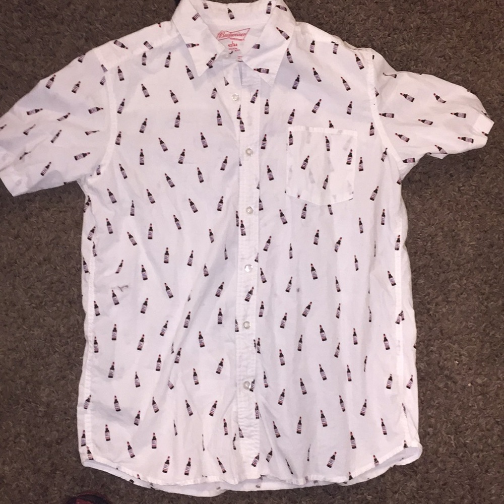 Men’s Budweiser Button Down